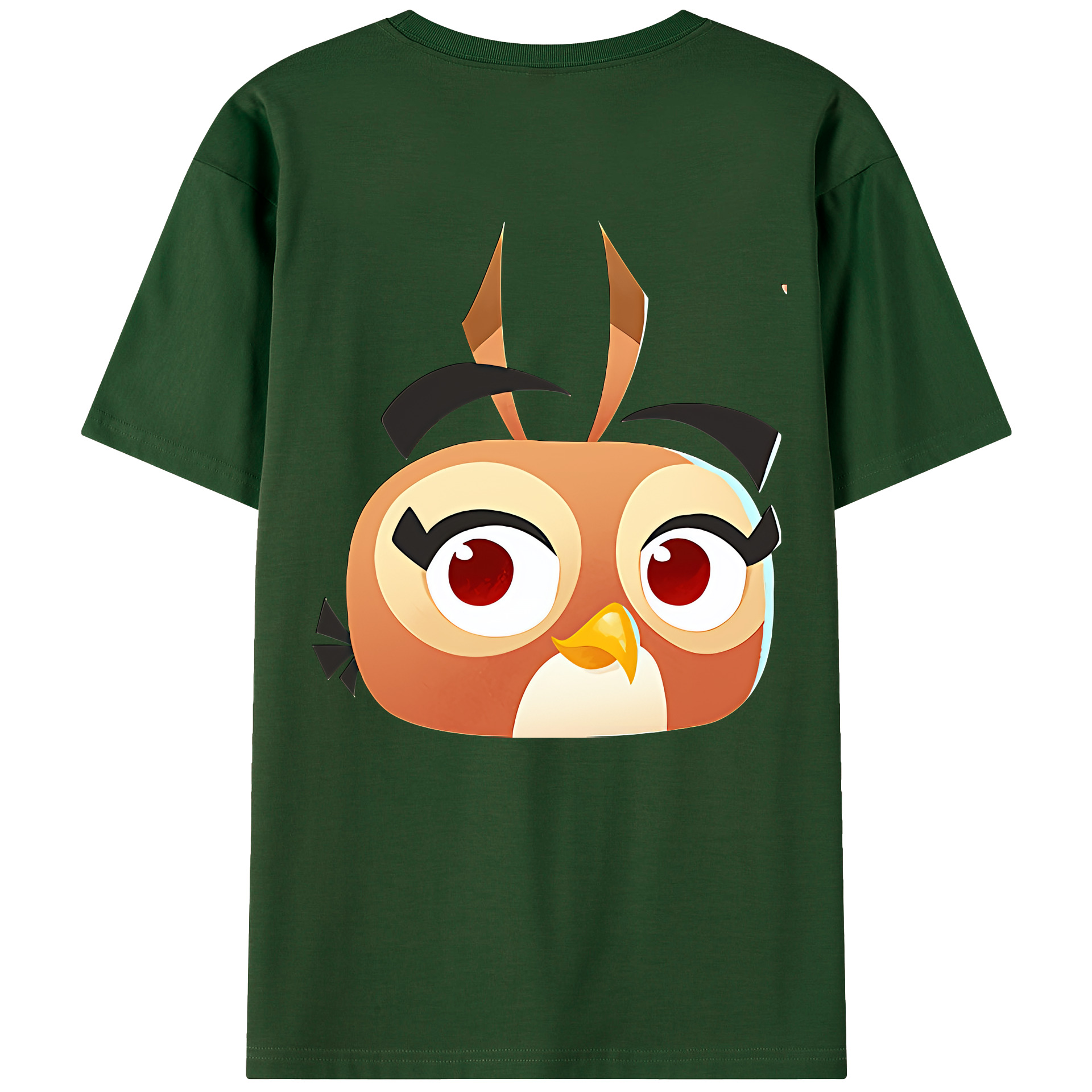 （画像用） Angry Birds アングリーバード 綿100％半袖Tシャツ（背面プリント）